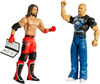 Coffret Combat WWE avec 2 figurines articul&eacute;es de 15 cm (6 po) et tenues de ring