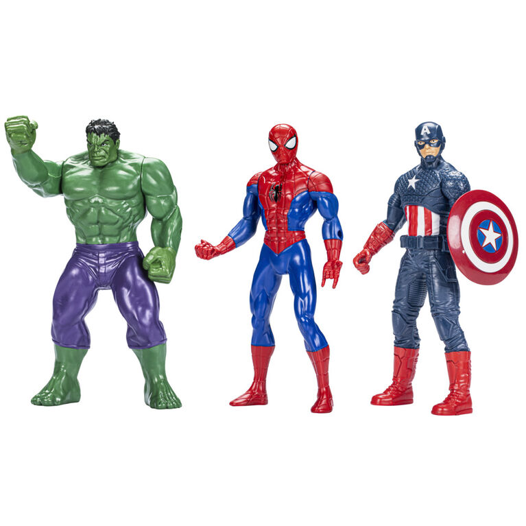 Marvel Mighty Hero Series Defenders Pack 9.5 Inch Action Figures