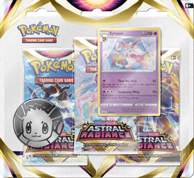 Pokemon-SWSH10 "Astral Radiance" 3-Pack Blister-Sylveon - English Edition