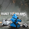 Sharper Image Mecha Rivals RC Ejecting Battle Robots Blue and White