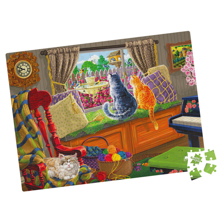 Big Ben 300-Piece Luxe Jigsaw Puzzle, Kitty View
