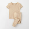 pretty pointelle pjs, 2y pretty - oatmix