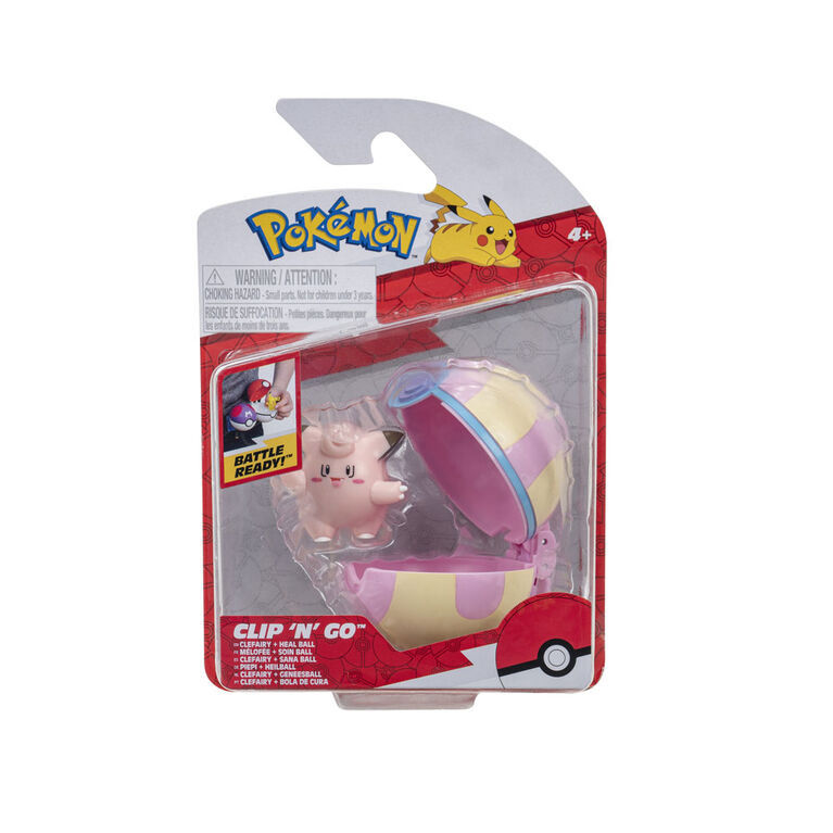 Pok&eacute;mon Clip 'N' Go - Clefairy & Heal Ball