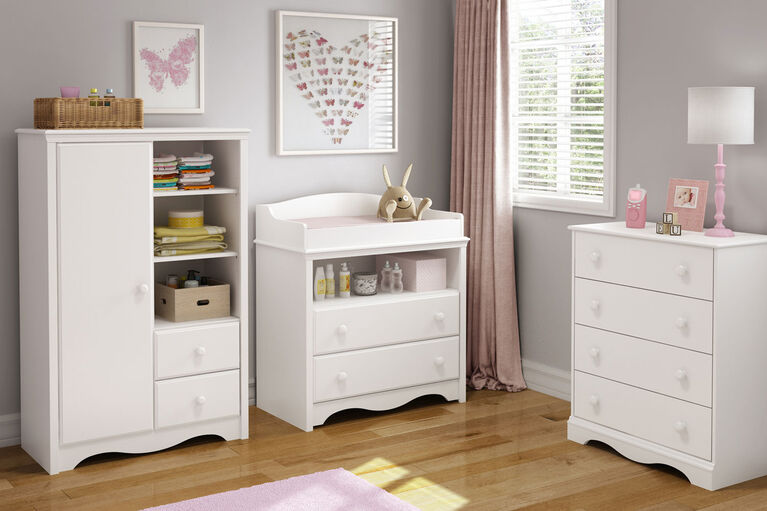 Angel Changing Table- Pure White||Angel Changing Table- Pure White