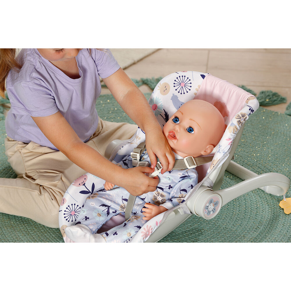 BABY born Baby Car Seat Flowers for 36cm and 43cm Dolls