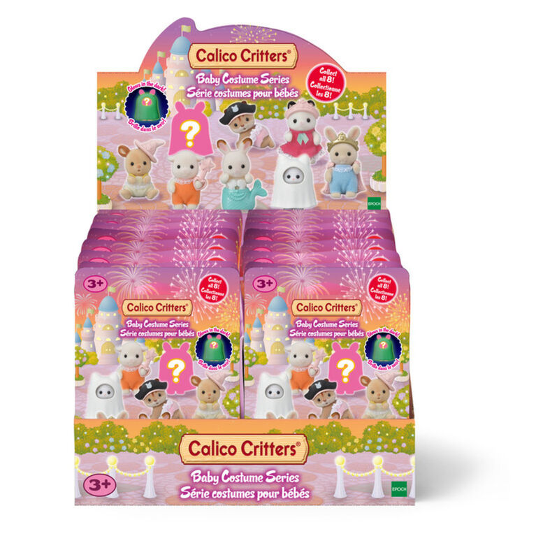 Calico Critters Baby Costume Series Blind Bags, Surprise Set comprenant une figurine de poupée et un accessoire