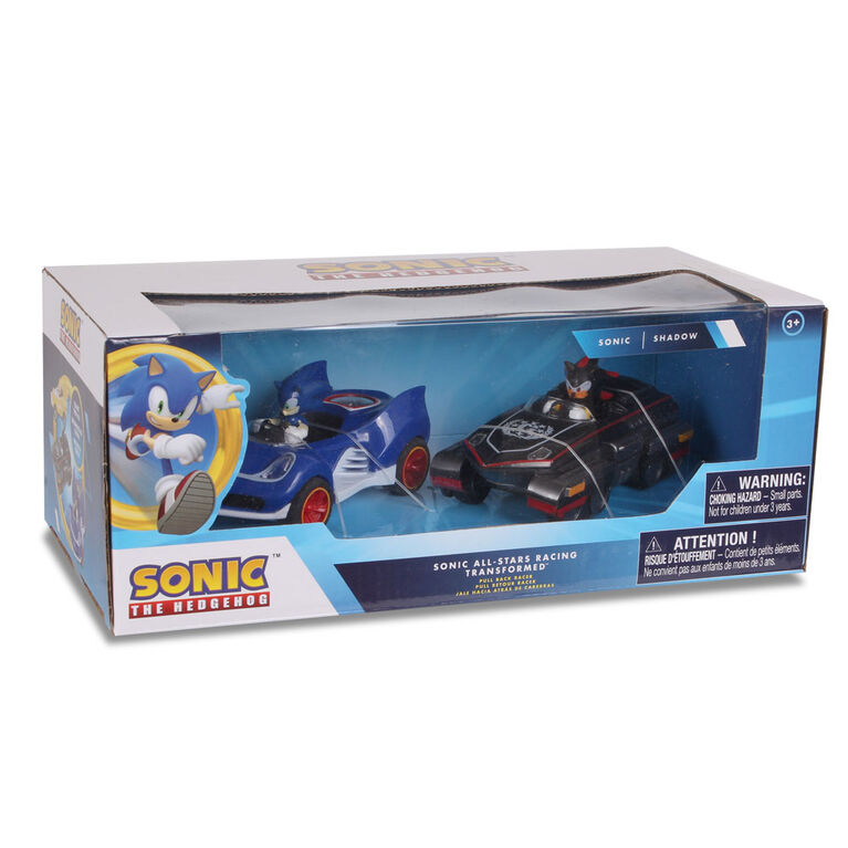 NKOK Sonic & Shadow Pullback Cars