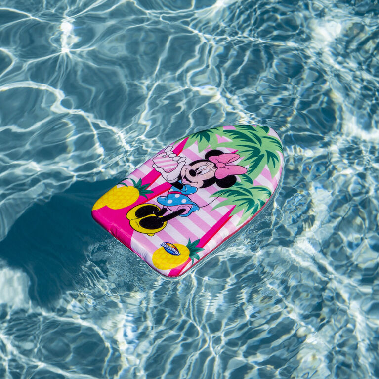 SwimWays Disney Minnie Mouse Learn to Swim Kickboard, Swimming Aid & Floats for Swimming Pool, Minnie Mouse