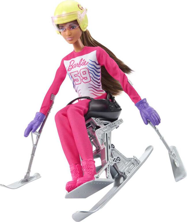 Barbie- Poupée - Skieuse para-alpine