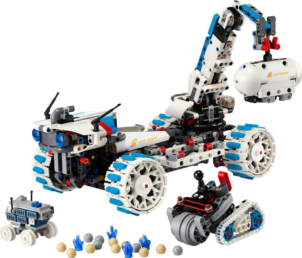 LEGO Technic Lunar Outpost Moon Rover Space Vehicle Building Toy for Kids, Ages 10+ - 42211