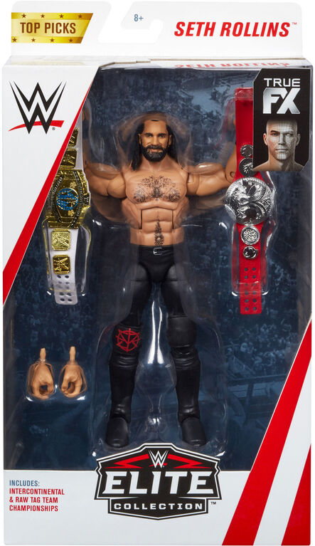WWE Top Picks Seth Rollins Elite Collection Figure - English Edition