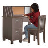 Study Desk with Chair- Gray Ash