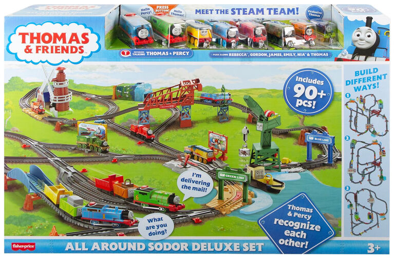 Thomas et ses amis - Explorez l'ensemble de train de luxe Rails - Édition anglaise