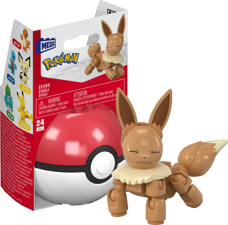 MEGA Pokémon Eevee Building Toy Kits with Action Figure
