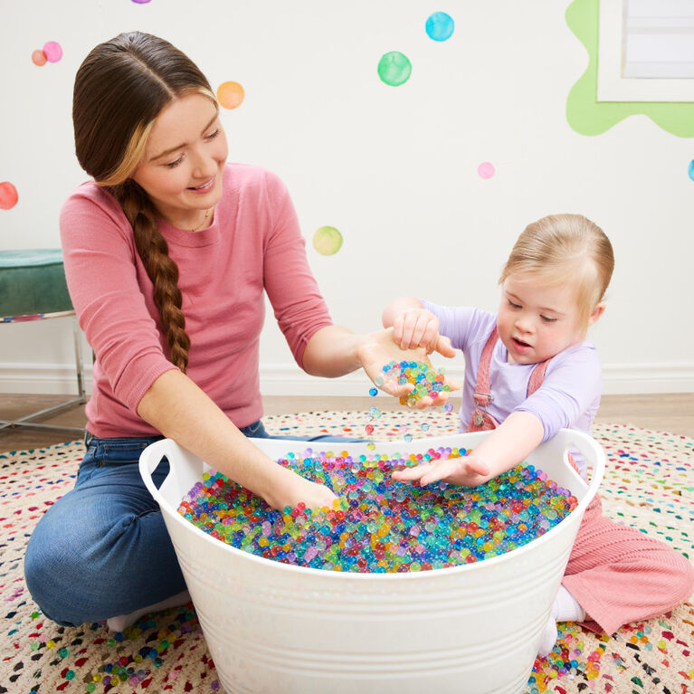 Orbeez Tubes, Bright Blue 400 Grown Orbeez, Scoop Tool and Portable Storage, Sensory Toys