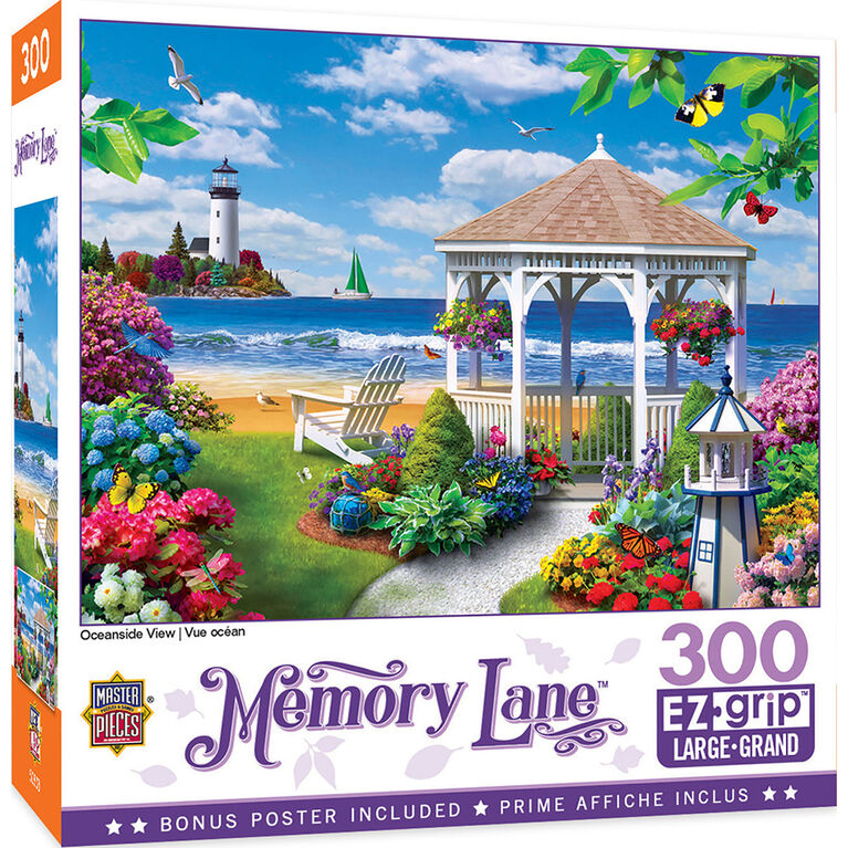 Masterpieces Puzzle Company Memory Lane - Oceanside View 300 Piece Puzzle By Alan Giana