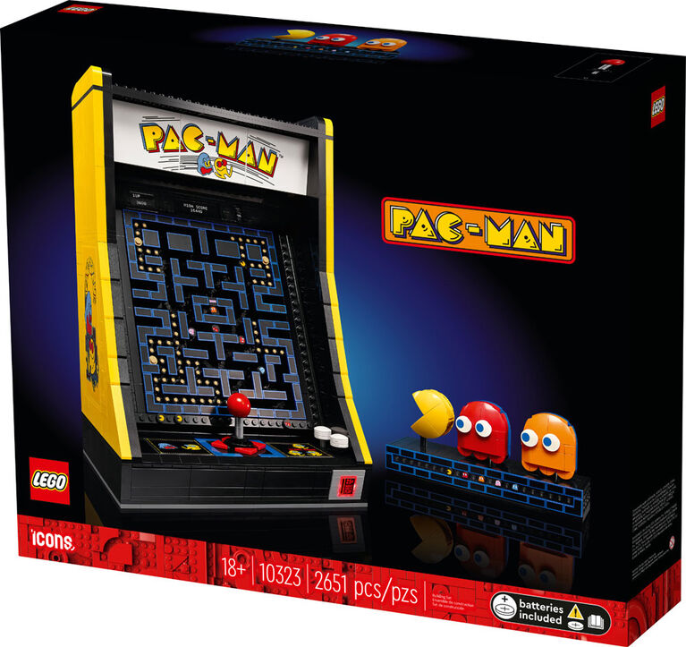 LEGO Icons PAC-MAN Arcade Retro Game Building Set 10323