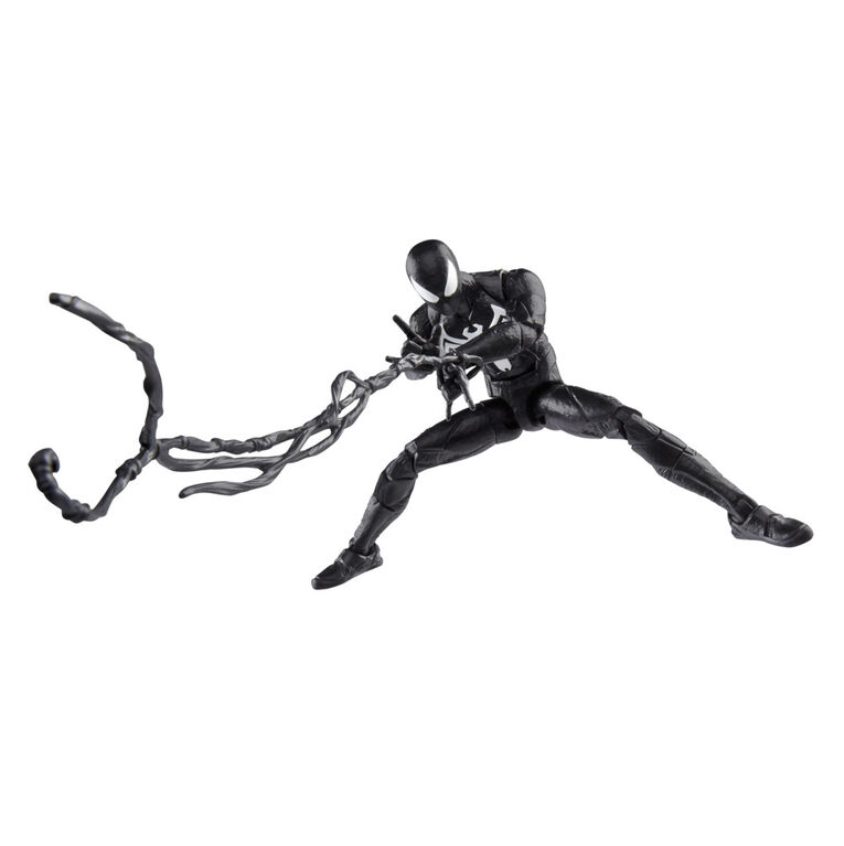Marvel Legends Series Gamerverse Peter Parker Black Suit Spider-Man Action Figure