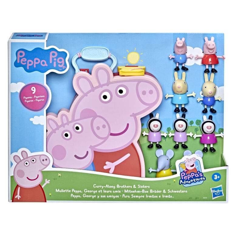 Peppa Pig Carry-Along Brothers & Sisters - English Edition - R Exclusive
