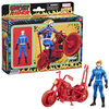 Marvel Legends Series Retro 375 Collection Ghost Rider 3.75-Inch Action Figures, Includes Vehicle