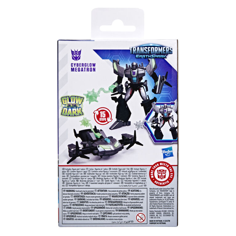 Transformers EarthSpark Cyberglow Megatron 5-Inch Action Figure - R Exclusive Transformers EarthSpark Cyberglow Megatron 5-Inch Action Figure - R Exclusive