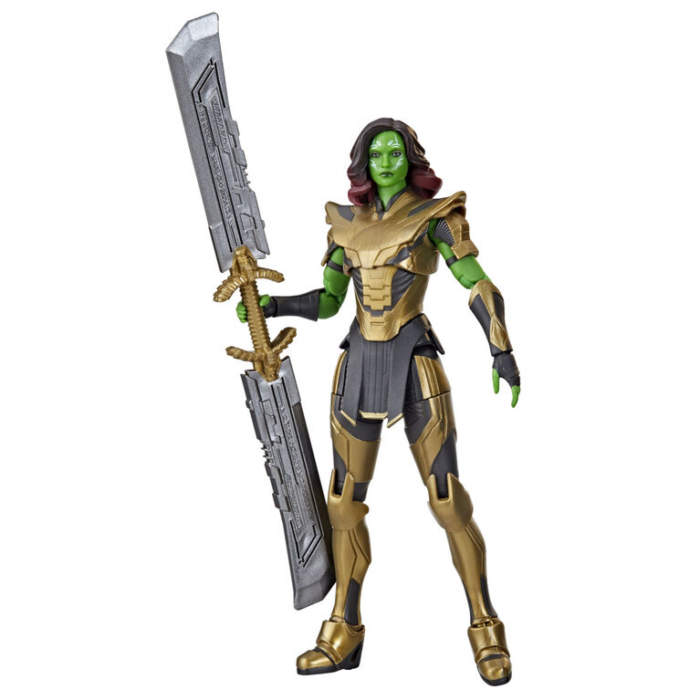 Hasbro Marvel Legends Series Warrior Gamora, What If...? Marvel Legends Action Figures, 6 Inch