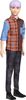 Barbie Ken Fashionistas Doll #154, Sculpted Purple Hair & Plaid Shirt