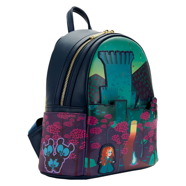Loungefly Brave Princess Merida Castle Mini Backpack - English Edition
