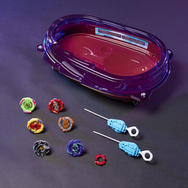 Beyblade Burst Surge Speedstorm Slayer Showdown Battle Set - R Exclusive