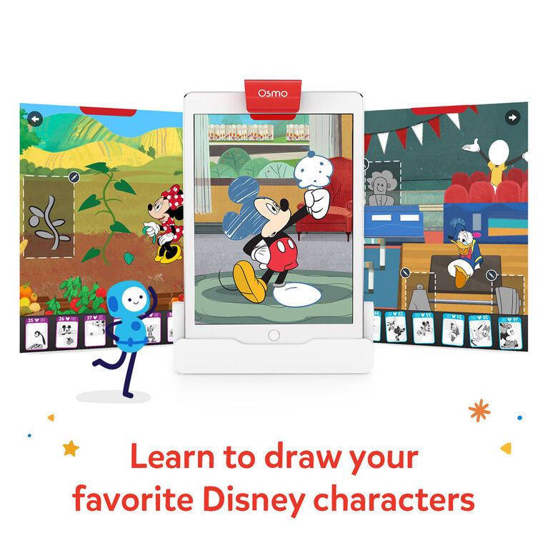 Osmo - Super Studio Disney Mickey Mouse & Friends:  Jouet STIM (Une base Osmo est nécessaire pour jouer)