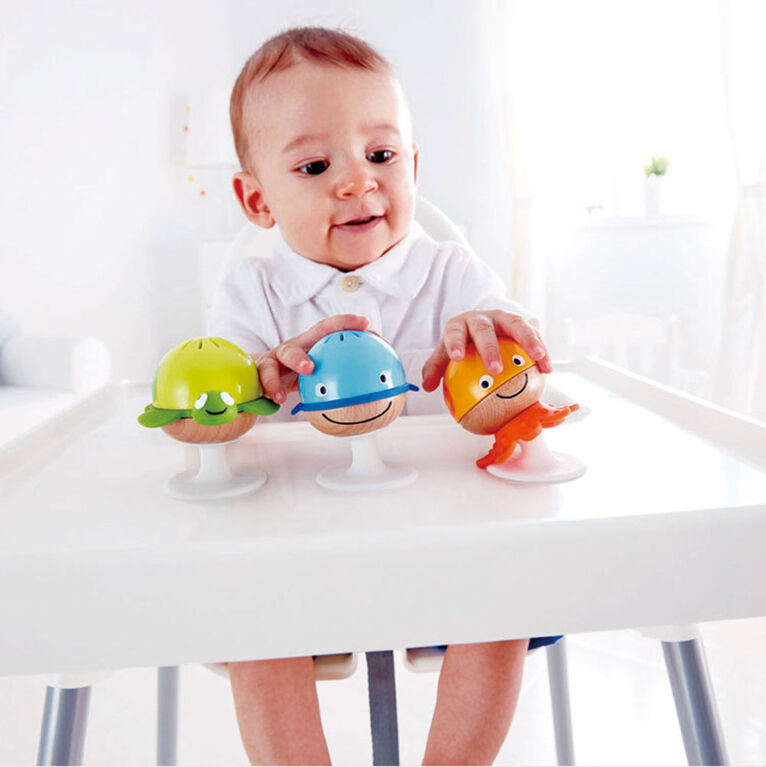 Hape Stay-put Rattle Set - English Edition