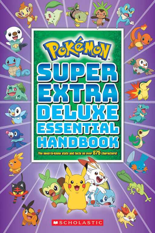 Scholastic - Pokemon: Super Extra Deluxe Essential Handbook - Édition anglaise