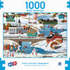 Sure-Lox Winter Wonderland Assorted 1000 Piece Puzzles