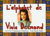 L'Alphabet De Viola Desmond - French Text