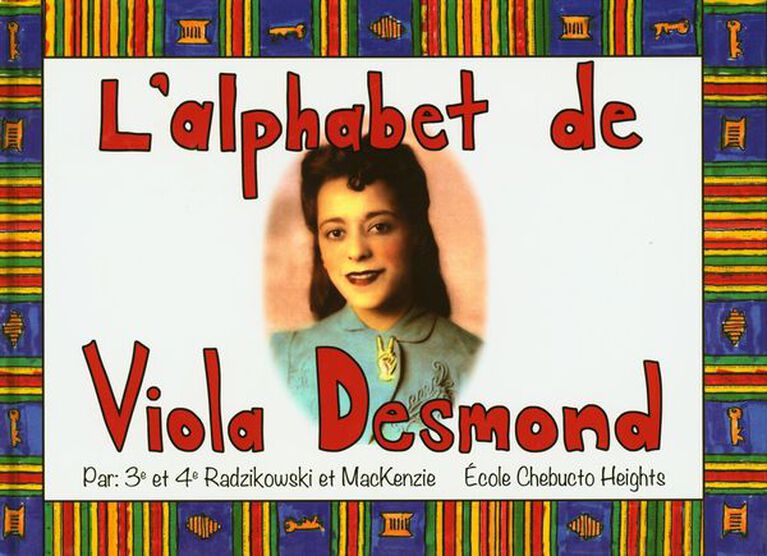 L'Alphabet De Viola Desmond - French Text