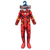 Marvel's Iron Man Deluxe Youth Costume Size Small - Deluxe Jumpsuit With Printed Design And Polyfill Stuffing Plus 3D Molded Headpiece And Gloves 