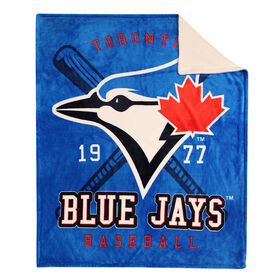 MLB Toronto Blue Jays Sherpa Throw, 50" x 60"
