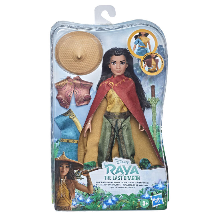 Disney's  Raya and the Last Dragon Raya's Adventure Styles