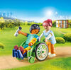 Patient en fauteuil roulant  - Playmobil