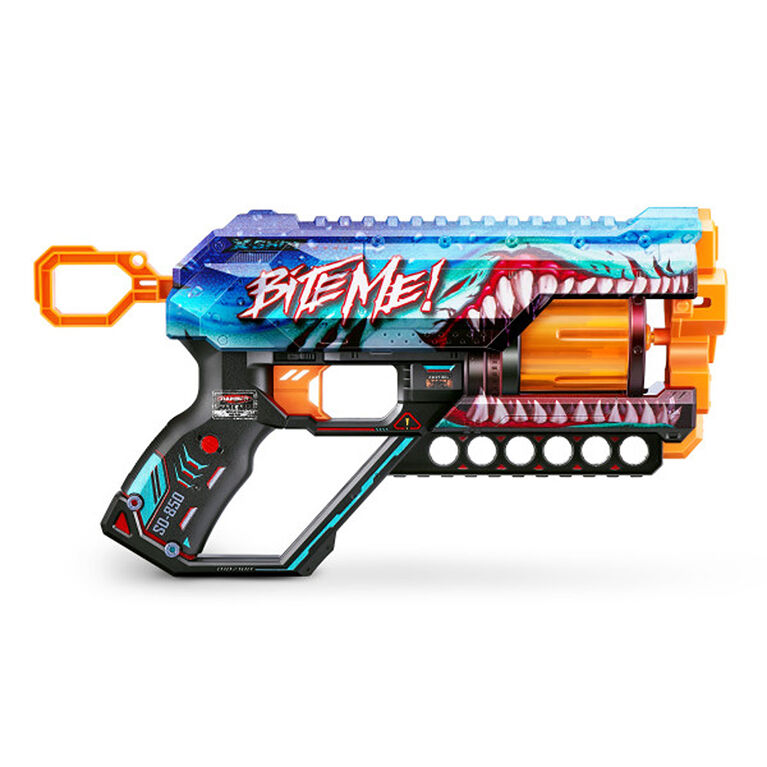 X-Shot Skins Griefer Blaster - Shark (12 Darts) by ZURU