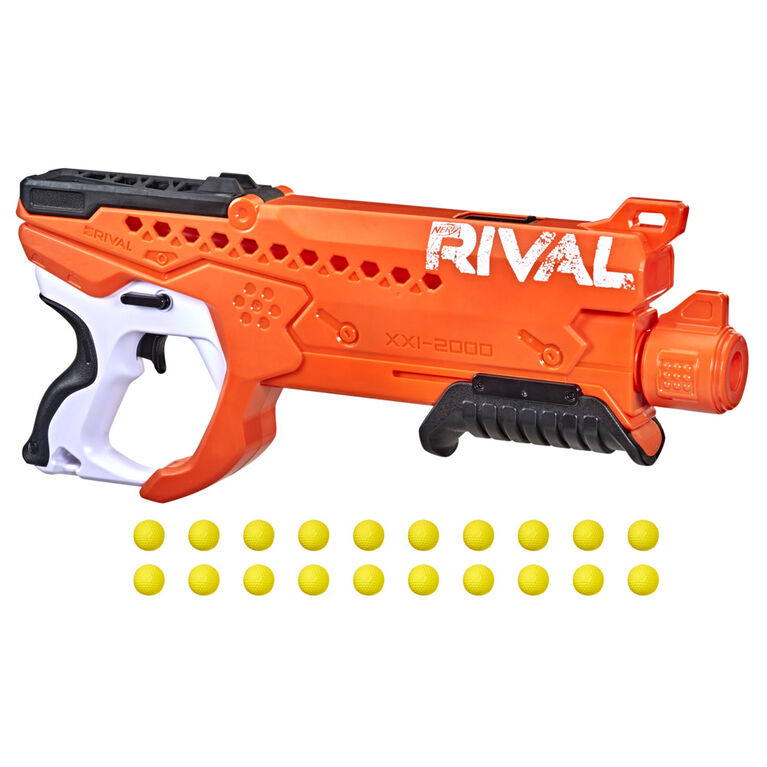 Nerf Rival Curve Shot, blaster Helix XXI-2000, tirs droits ou incurvés (gauche, droite, vers le bas) - Notre exclusivité