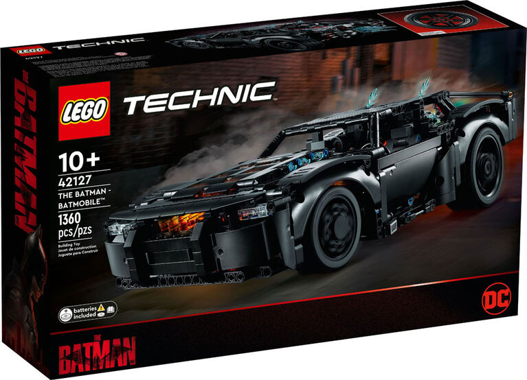 LEGO Technic THE BATMAN - BATMOBILE 42127 Model Building Kit (1,360 Pieces)