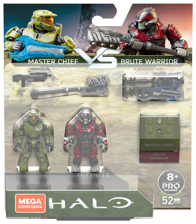 Mega Construx - Héros Halo Master - Chief et un guerrier Brute