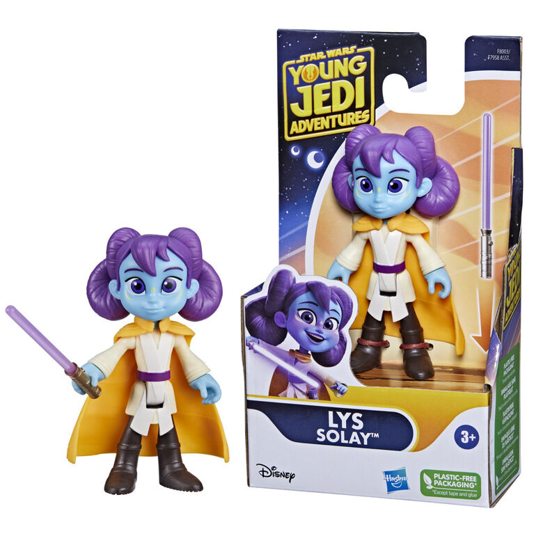 Star Wars Young Jedi Adventures, Lys Solay Action Figure (4 Inch-Scale)