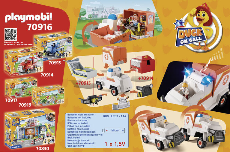 Playmobil - D.O.C. - Ambulance Emergency Vehicle
