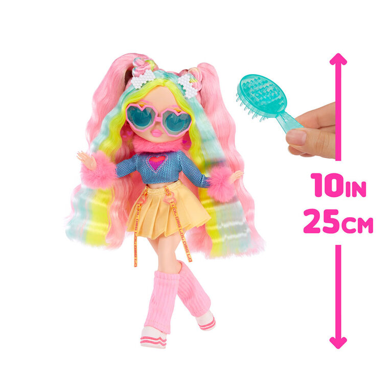 LOL Surprise OMG Sunshine Makeover Bubblegum DJ Fashion Doll with Color Changing Features