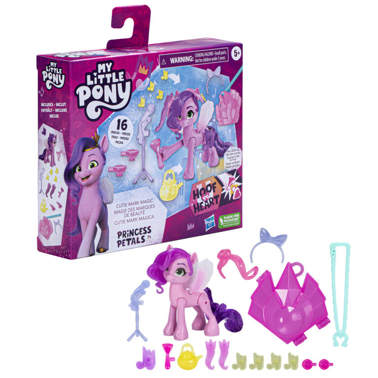 My Little Pony: Make Your Mark Toy Cutie Mark Magic Princess Pipp Petals - 3-Inch Hoof to Heart Pony