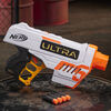 Nerf Ultra - Blaster Five, chargeur intégré 4 fléchettes, 4 fléchettes Nerf Ultra, rangement pour fléchettes, compatible uniquement avec les fléchettes Nerf Ultra