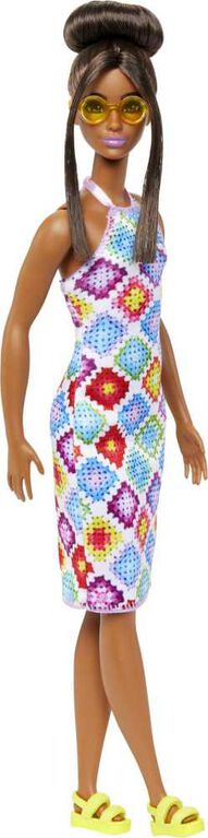 Barbie-Barbie Fashionistas 210-Poupée bun et robe crochet dos nu