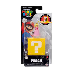 The Super Mario Bros. Movie - 1.25" Mini Figure with Question Block - Peach